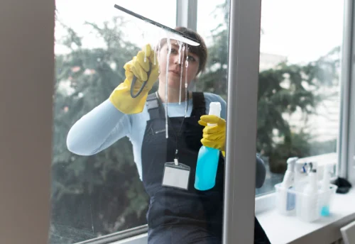 Nettoyage de vitres intérieures et extérieures à Fleurville